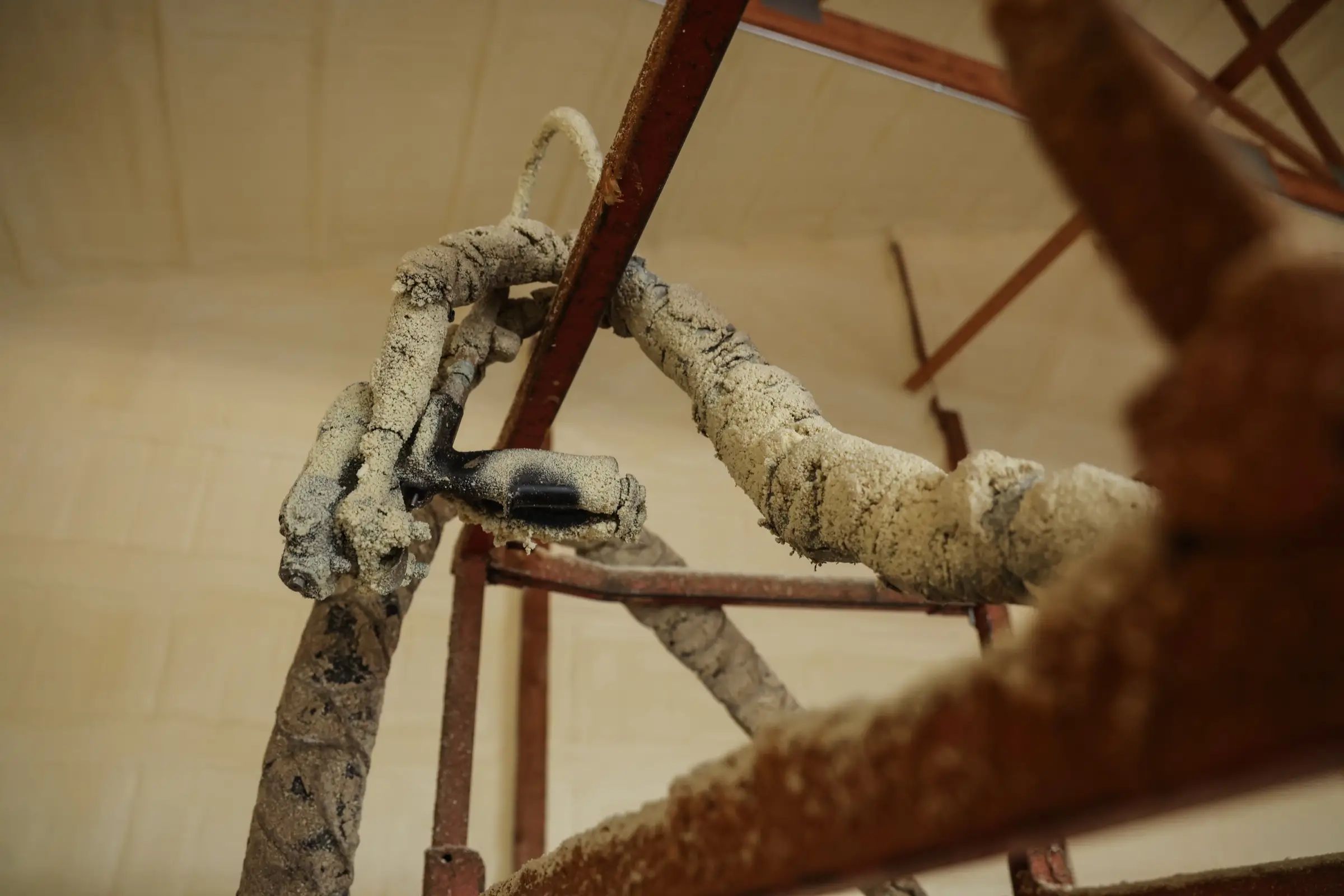 Foam around framing transitions